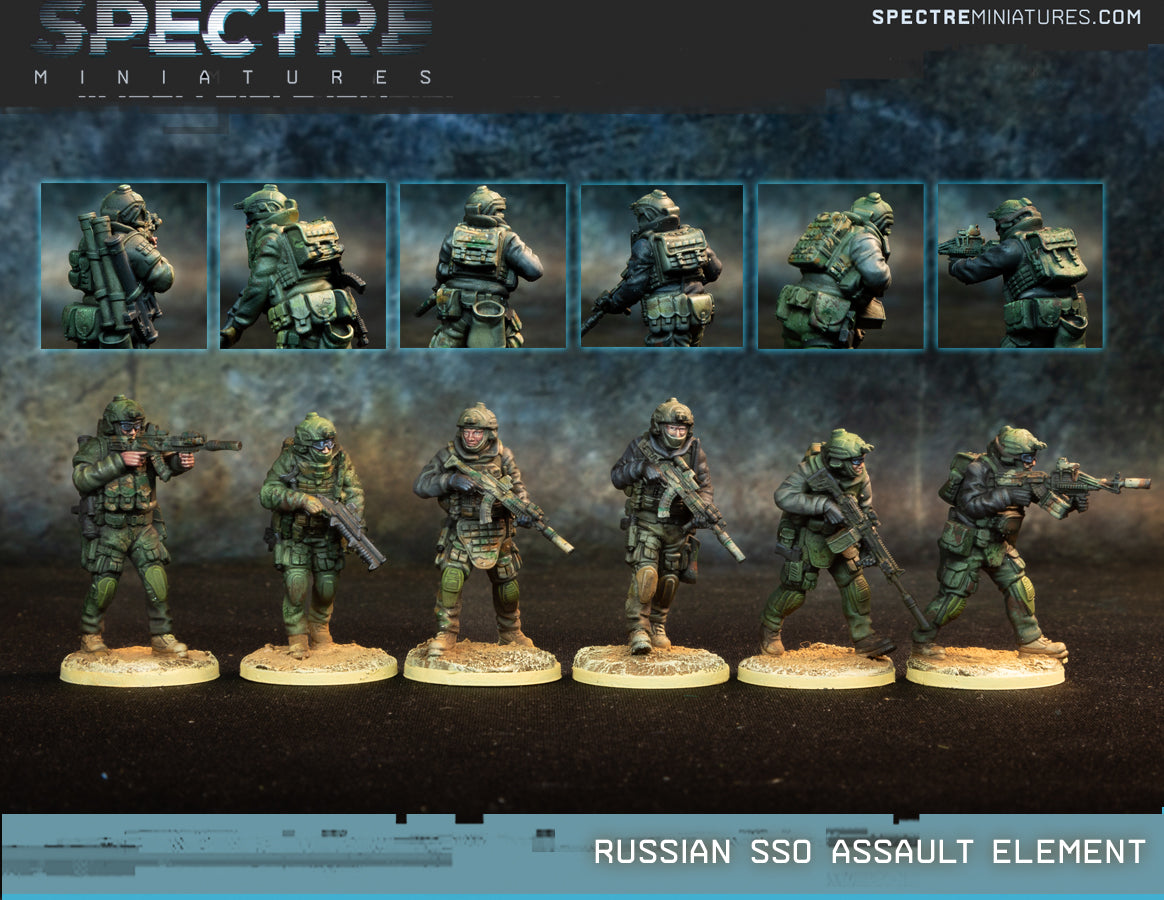 Russian SSO Assault Element – Spectre Miniatures