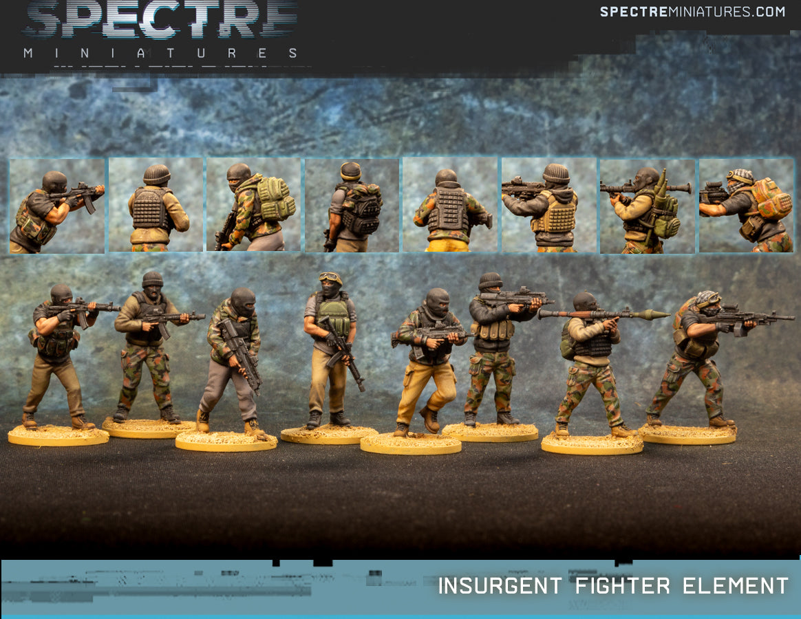Insurgent Fighter Element – Spectre Miniatures