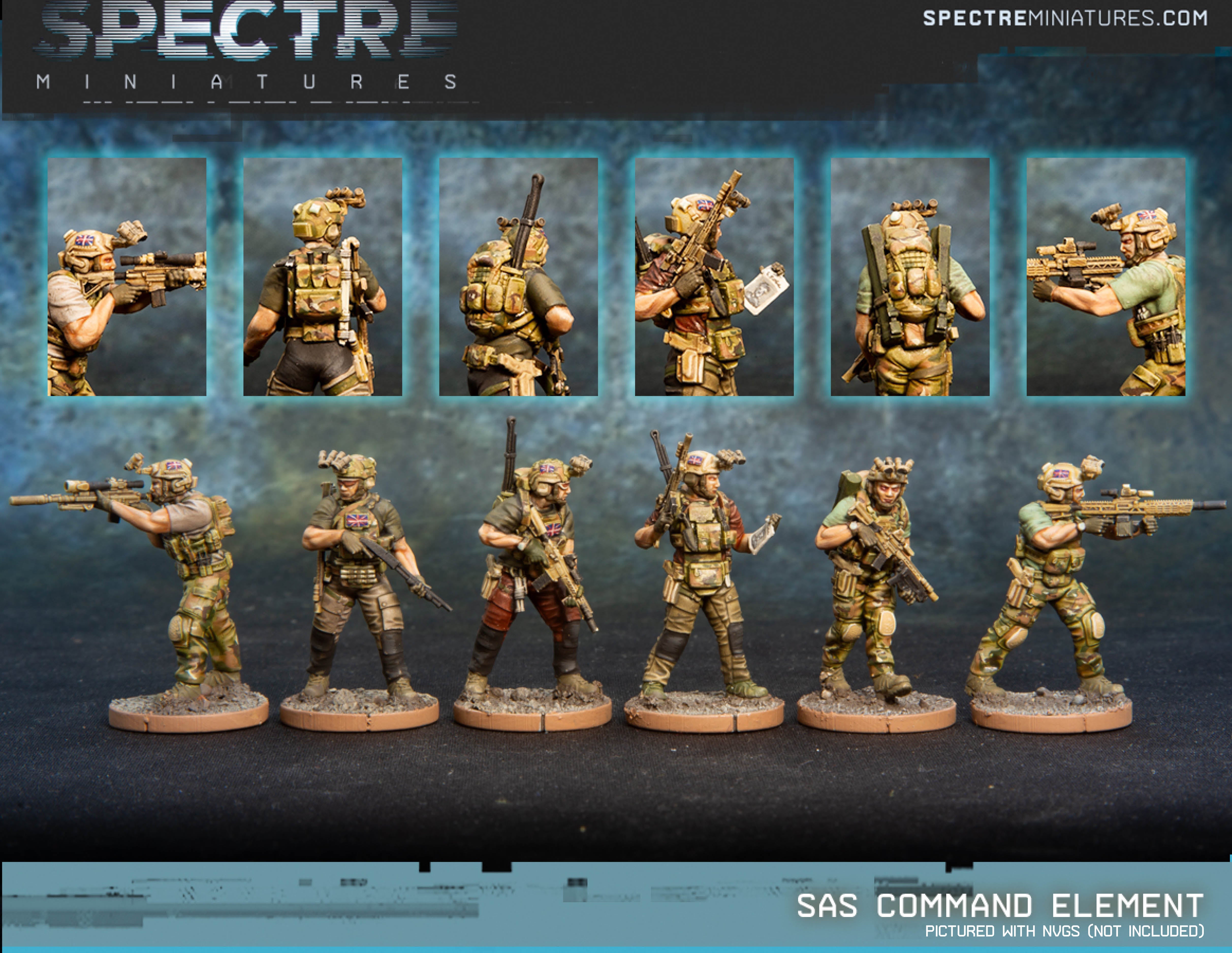SAS Command Element – Spectre Miniatures