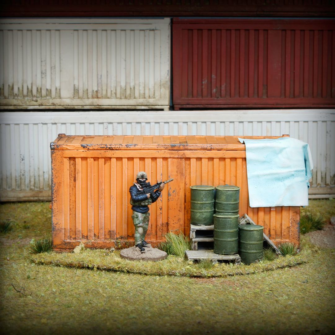 Plastic Oil Drums x8